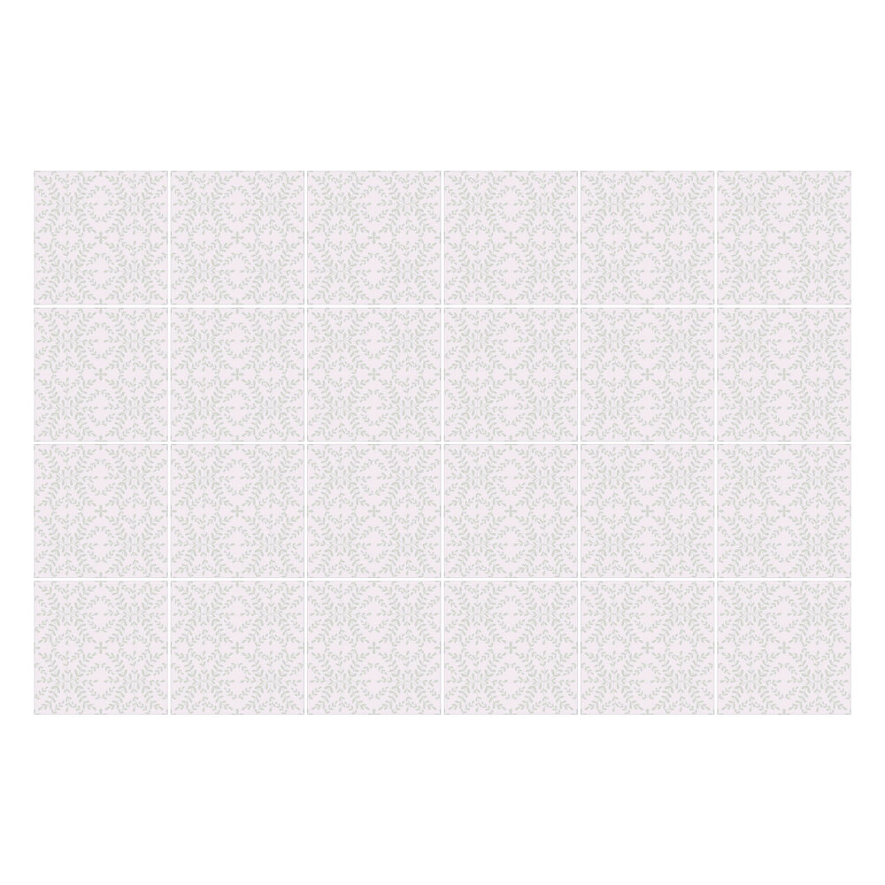 Samolepky na kachličky Jemný kvetinový motív