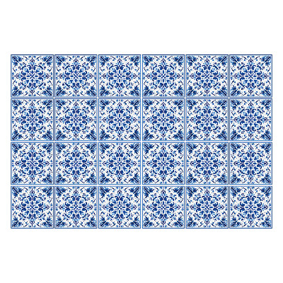 Samolepky na kachličky Bohato zdobená dlažba