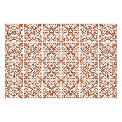 Nálepky na dlaždice Elegantné ozdoby v štvorcoch