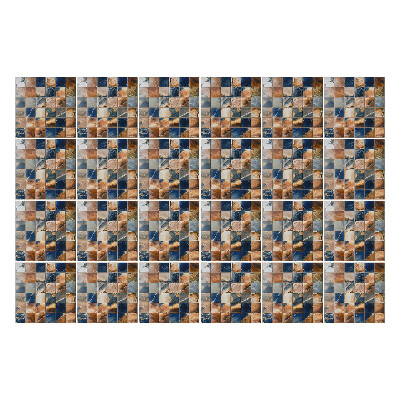 Nálepky na dlaždice Mozaika z glazovaných dlaždíc