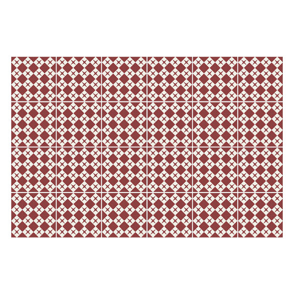 Samolepky na obklady Geometrické obrazce v mriežke