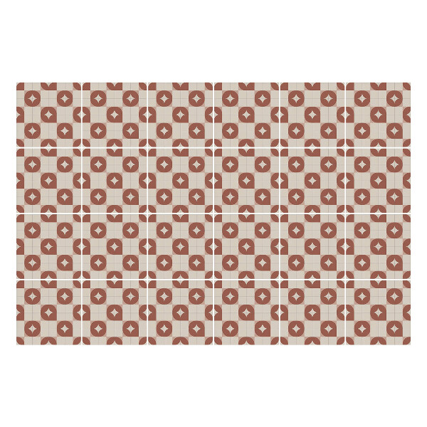 Samolepky na kachličky Geometria s tvarmi