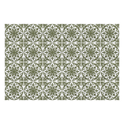 Nálepky na dlaždice Kvetinový motív v sieťke