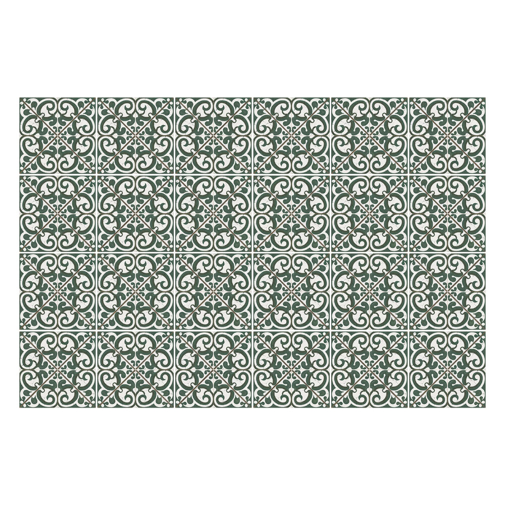 Samolepky na kachličky Točené ozdoby v sieťke