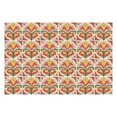 Nálepky na dlaždice Kvetinové ozdoby v aranžmáne