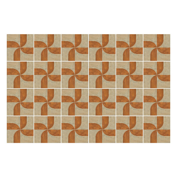 Samolepky na kachličky Geometria s oblúkmi