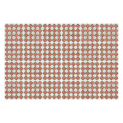 Nálepky na dlaždice Priestorové kosoštvorce a štvorce