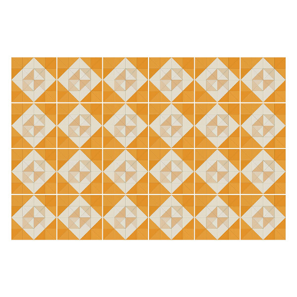 Samolepky na obklady Diamantové kosoštvorcové aranžmány