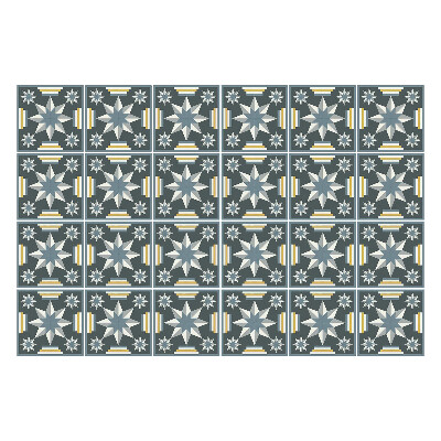 Samolepky na kachličky Geometrické hviezdy a čiary