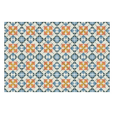 Samolepky na kachličky Kvetinové motívy v sieťke