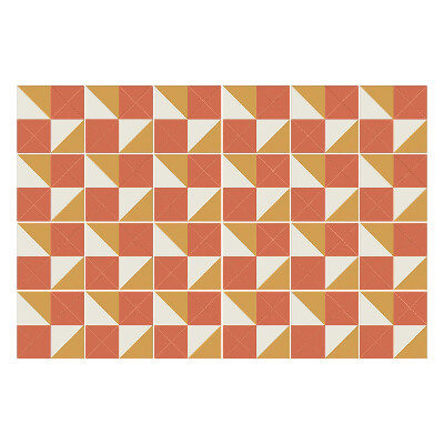 Samolepky na kachličky Geometria trojuholníka