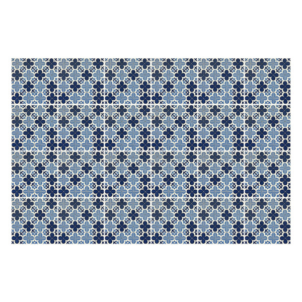 Samolepky na obklady Kvetinové motívy v sieťke