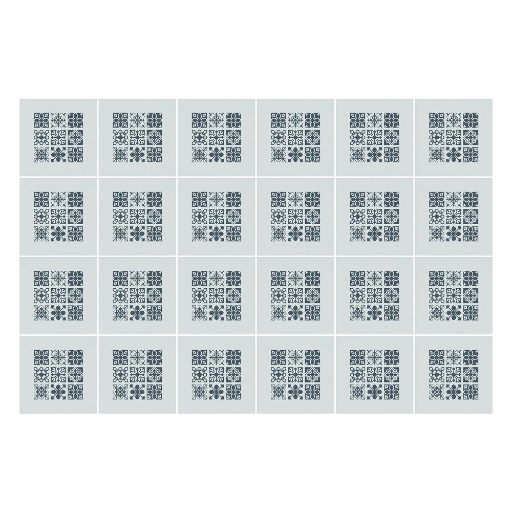 Samolepky na kachličky Kvetinové motívy v sieťke