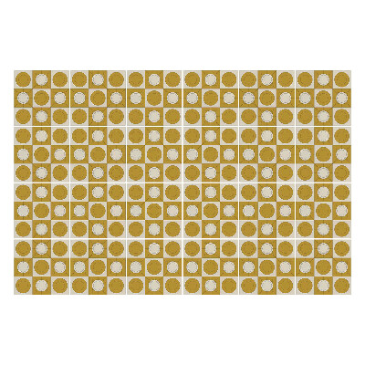 Nálepky na dlaždice Geometria kruhov v mriežke