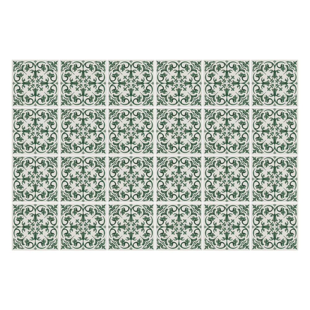 Nálepky na dlaždice Komplexné rastlinné motívy