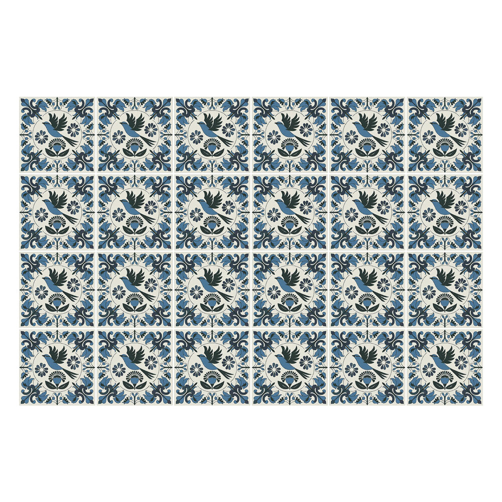 Samolepky na obklady Kvetinové ozdoby v aranžmáne