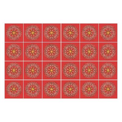 Samolepky na obklady Kvetinové vzory