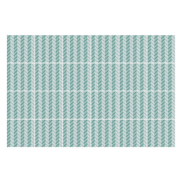 Samolepky na obklady Cik-cak vzor