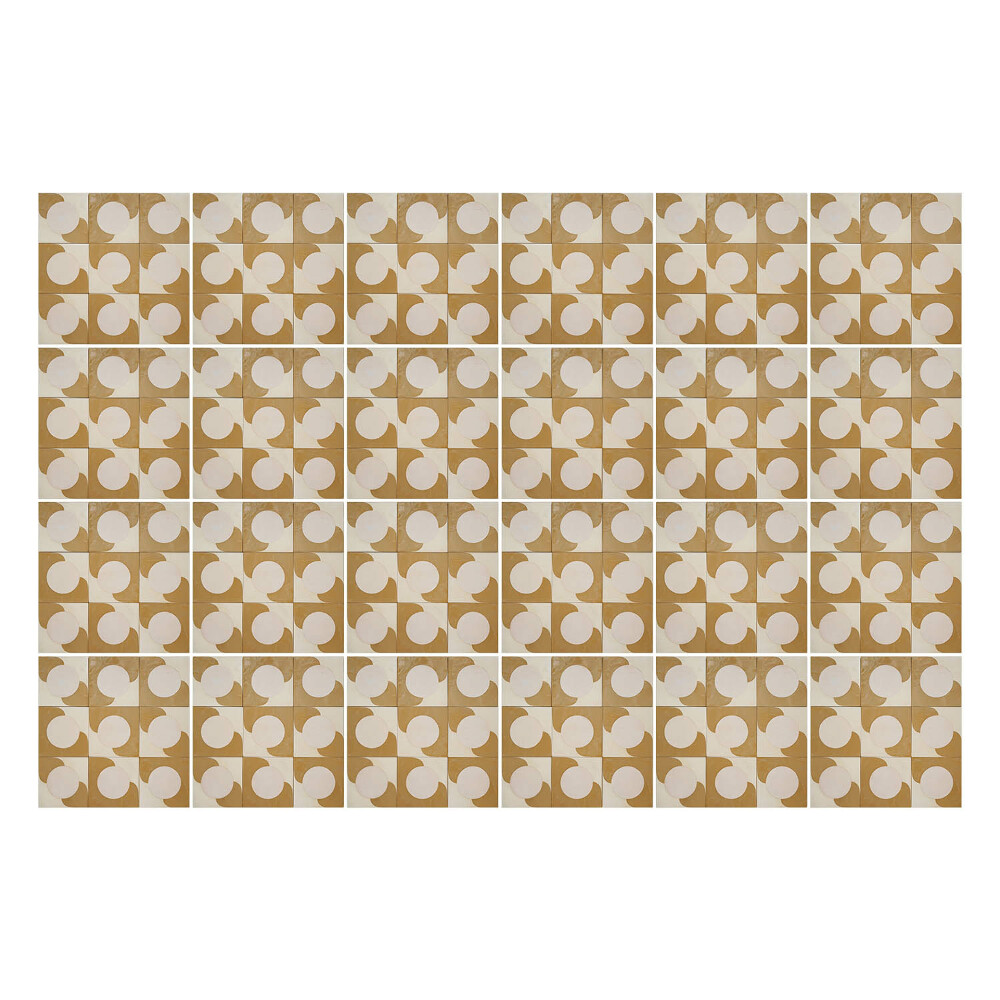 Samolepky na kachličky Geometrické kruhy a štvorce