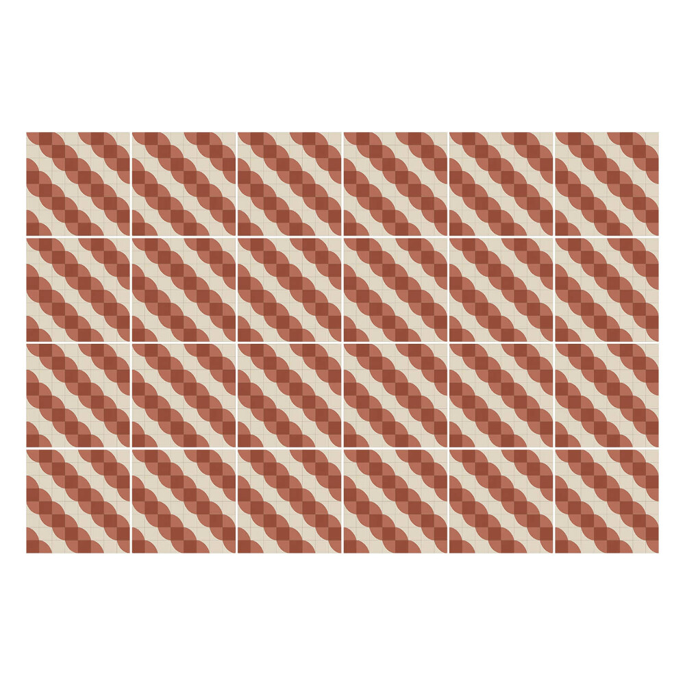 Samolepky na kachličky Vlny v diagonálnom vzore