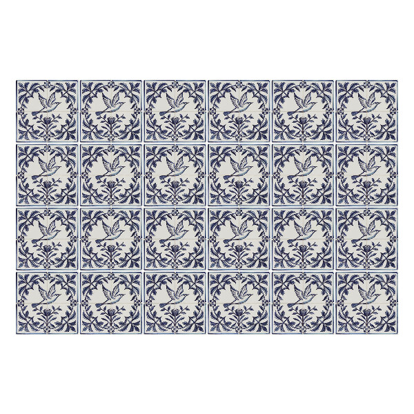 Nálepky na dlaždice Vtáky medzi vegetáciou