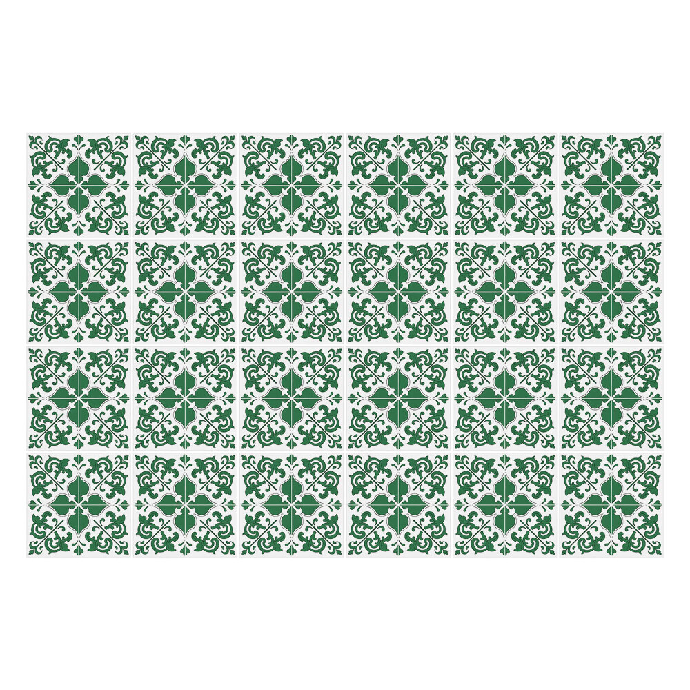 Nálepky na dlaždice Krásne zdobené dlaždice