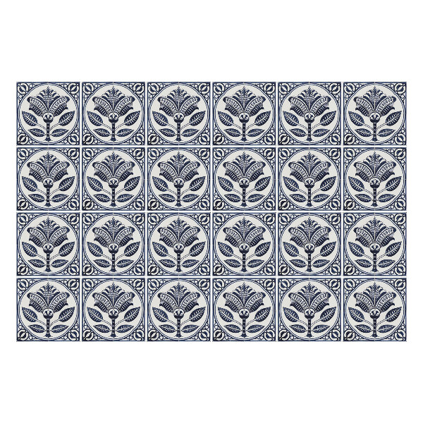 Nálepky na dlaždice Kvety v dlaždiciach