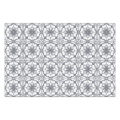 Samolepky na kachličky Kvetinové ozdoby