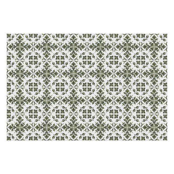 Nálepky na dlaždice Motív kvetov a listov