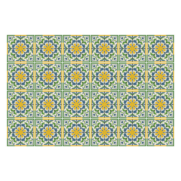 Samolepky na kachličky Exotické dlaždice