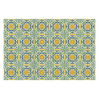 Samolepky na kachličky Exotické dlaždice