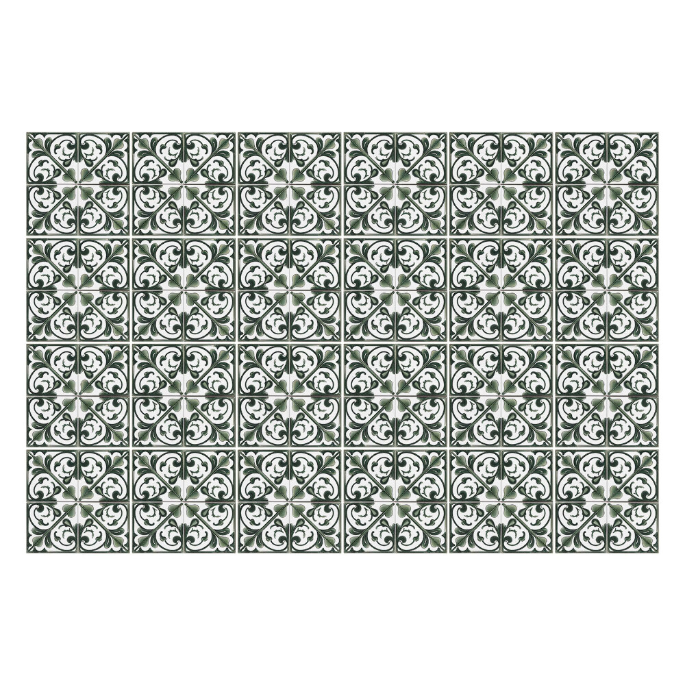 Samolepky na kachličky Komplexné rastlinné ozdoby