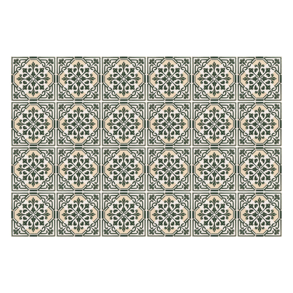 Samolepky na obklady Kvetinové dlaždice