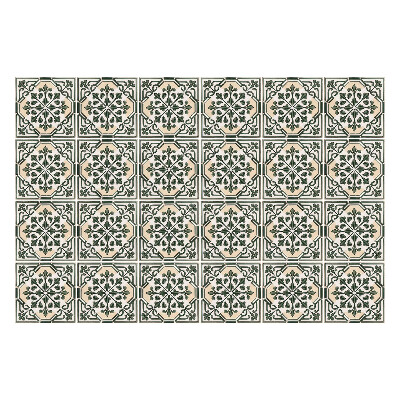 Samolepky na obklady Kvetinové dlaždice