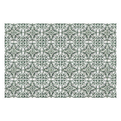 Samolepky na kachličky Kvetinové ozdoby v sieťke