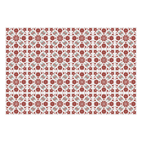 Samolepky na obklady Folklór - kvety a listy