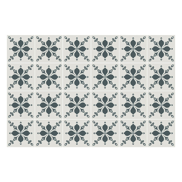 Samolepky na kachličky Jednoduché rozloženie motívov