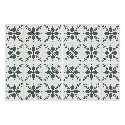 Samolepky na kachličky Jednoduché rozloženie motívov