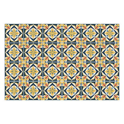 Samolepky na obklady Kvetinové motívy v aranžmáne