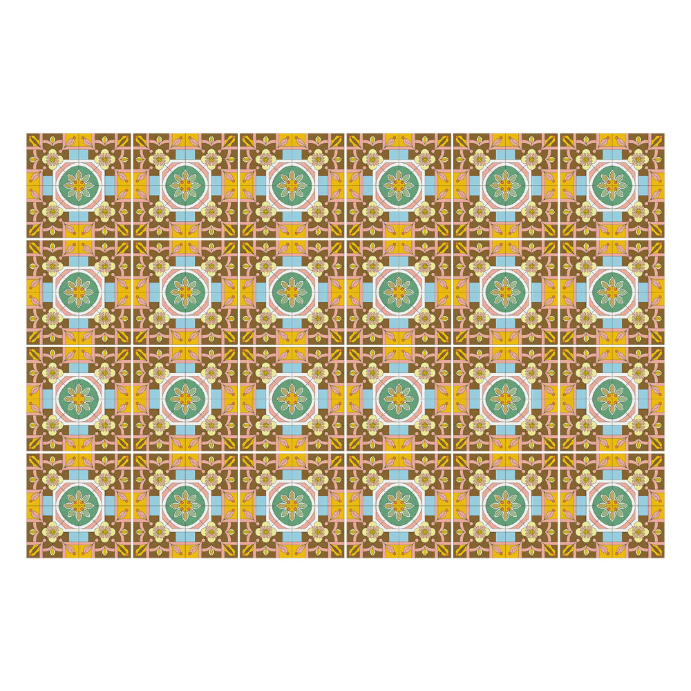 Samolepky na kachličky Pravidelný vzor dlaždíc