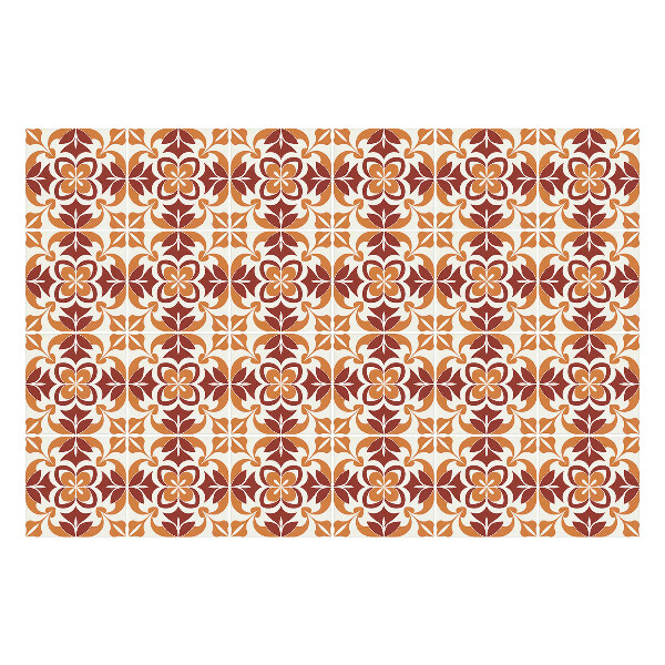 Nálepky na dlaždice Vzor inšpirovaný floristikou