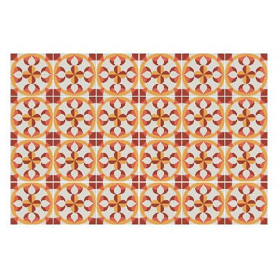 Samolepky na obklady Vzor s kruhmi