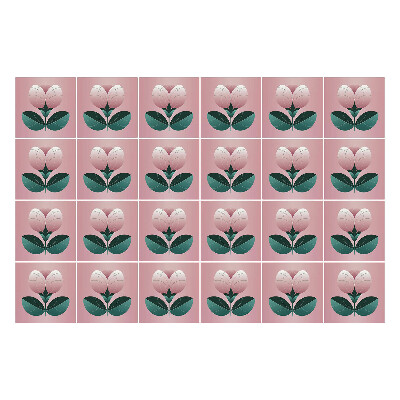 Samolepky na kachličky Kvetinové ilustrácie