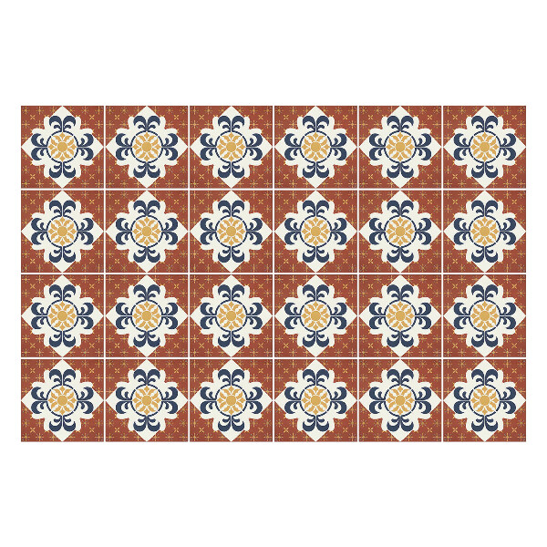 Nálepky na dlaždice Okrasný vzor dlaždíc