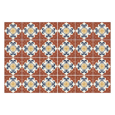 Nálepky na dlaždice Okrasný vzor dlaždíc