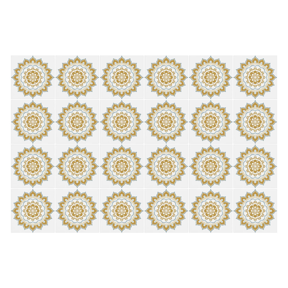 Samolepky na obklady Kvetinové mandaly