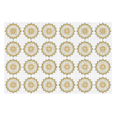 Samolepky na obklady Kvetinové mandaly