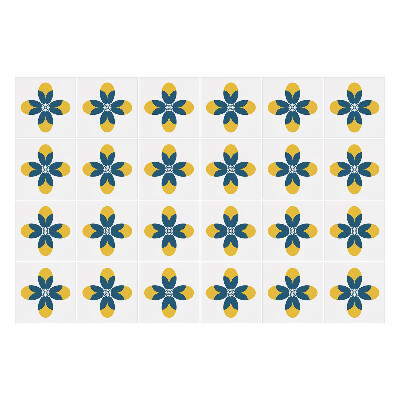 Nálepky na dlaždice Zaujímavo zdobené dlaždice