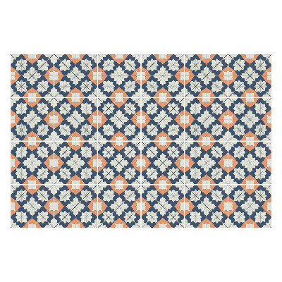 Nálepky na dlaždice Kvetinové motívy v sieťke