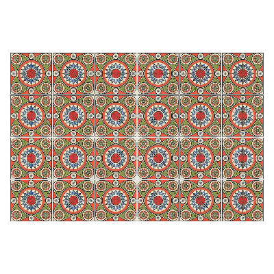 Samolepky na kachličky Zaujímavé retro vzory